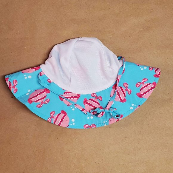 I Play Bucket Sun Hat 9-18 Months Blue - Picture 2 of 8